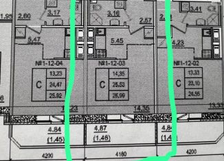 Продается квартира студия, 25.5 м2, Санкт-Петербург, Советский проспект, 12, ЖК Живи в Рыбацком