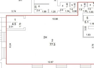 Продам помещение свободного назначения, 91.8 м2, Котлас, улица Ушинского, 43