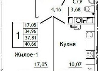 Продается 1-ком. квартира, 40.7 м2, Смоленская область, деревня Алтуховка, 17