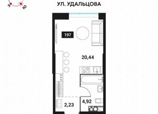 Продам однокомнатную квартиру, 27.1 м2, Москва, метро Раменки, Мичуринский проспект, вл45