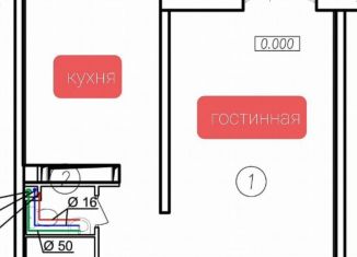 1-ком. квартира в аренду, 42 м2, Санкт-Петербург, улица Оптиков, 49к2, муниципальный округ № 65