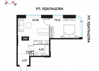 Продаю 2-ком. квартиру, 46 м2, Москва, метро Раменки, Мичуринский проспект, вл45