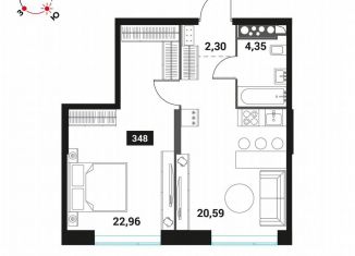 Продаю двухкомнатную квартиру, 50.2 м2, Москва, Мичуринский проспект, вл45, метро Проспект Вернадского