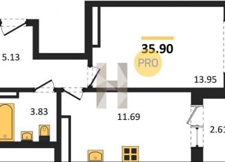 Продам 1-комнатную квартиру, 35.9 м2, Воронеж, Покровская улица, 19