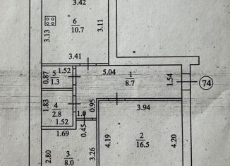 Продается двухкомнатная квартира, 50.4 м2, село Мариинский, Хвойная улица, 8