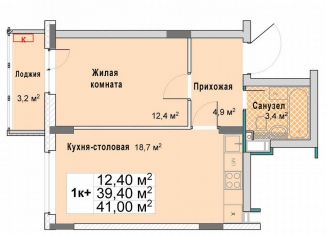 1-ком. квартира на продажу, 41 м2, Нижегородская область