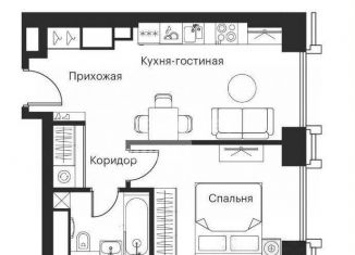 1-комнатная квартира на продажу, 40.3 м2, Москва, Волоколамское шоссе, 92к2, СЗАО