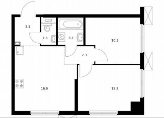 Продаю 2-ком. квартиру, 49.2 м2, Москва, метро Бибирево