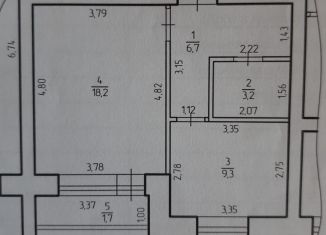 Продаю 1-комнатную квартиру, 37.4 м2, село Миловка, проспект Чижова, 3