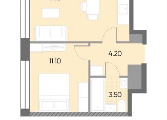 Продаю 1-ком. квартиру, 35.9 м2, Москва, станция Москворечье