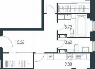 Продается 1-комнатная квартира, 82.9 м2, Волгоград, Центральный район