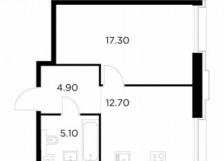 Продаю однокомнатную квартиру, 40 м2, Москва, Войковский район