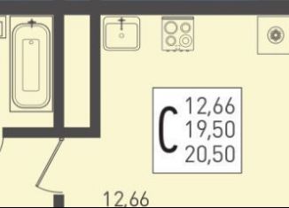 Продажа 1-ком. квартиры, 20.5 м2, посёлок Берёзовый