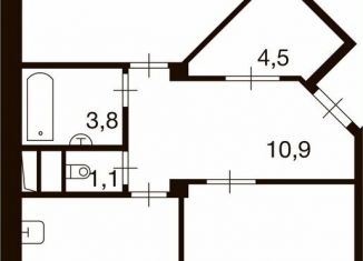 Продаю 2-комнатную квартиру, 72.4 м2, деревня Ивановское, улица Семёна Гордого, 3