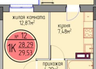 Продажа 1-ком. квартиры, 28.3 м2, Пермь, улица Худанина