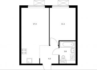 Продается 1-комнатная квартира, 35.7 м2, Москва, метро Ховрино