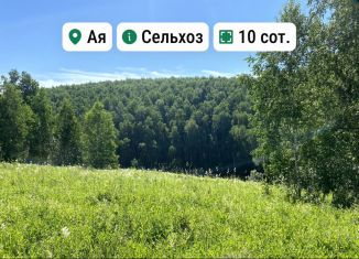 Продажа земельного участка, 10 сот., село Ая