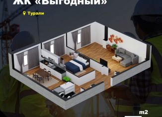 Продам 2-комнатную квартиру, 67 м2, Махачкала, Маковая улица