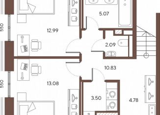 Продается 3-комнатная квартира, 150.6 м2, Санкт-Петербург, муниципальный округ № 7, 20-я линия Васильевского острова, 19