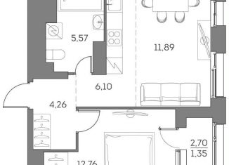 Продажа однокомнатной квартиры, 40.6 м2, Москва, метро Стахановская, Рязанский проспект, 2с27