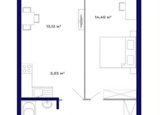 Продается 2-ком. квартира, 43.5 м2, рабочий поселок Маркова