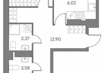 Продается 2-комнатная квартира, 66.8 м2, Москва, Рязанский проспект, 1с1, Нижегородский район