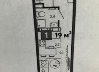 Продам квартиру студию, 19 м2, Пензенская область, Светлая улица, с77