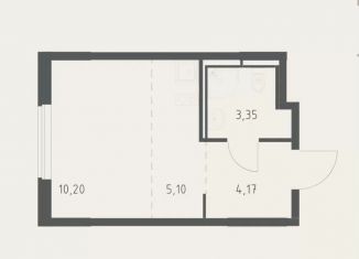 Продам квартиру студию, 22 м2, Мытищи, 1-й Стрелковый переулок, 3, ЖК Мытищи Парк