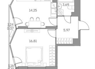 Продажа 1-комнатной квартиры, 40.7 м2, Москва, метро Стахановская, Рязанский проспект, 2с27