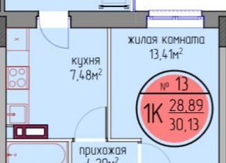 Продажа однокомнатной квартиры, 28.9 м2, Пермь, улица Худанина