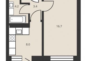 Продается 1-ком. квартира, 32.3 м2, Омск, 6-й Амурский проезд, 10