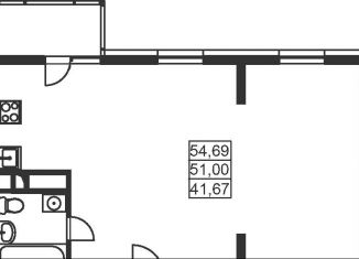 2-ком. квартира на продажу, 54.8 м2, Анапа, Мирная улица, 29к9, ЖК Времена Года