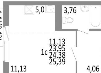 Продажа однокомнатной квартиры, 24 м2, Челябинск, Советский район