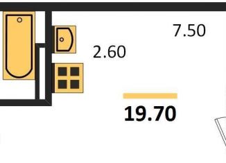 Продаю квартиру студию, 19.7 м2, Новосибирск, Калининский район, улица Объединения, 28