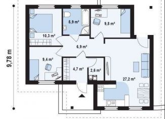 Продажа дома, 76.8 м2, деревня Малёвка, Садовая улица