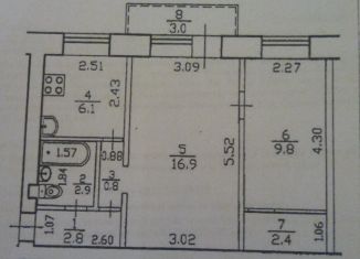 Продаю двухкомнатную квартиру, 45.9 м2, Санкт-Петербург, Заневский проспект, 22, Заневский проспект