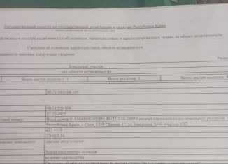Продажа земельного участка, 631 сот., Саки