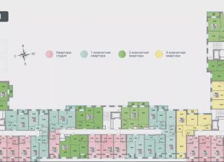 Продажа 2-ком. квартиры, 55.4 м2, деревня Скотное