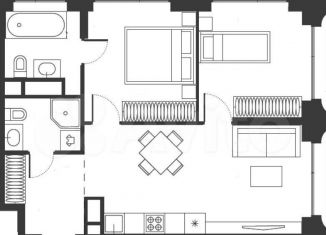 Продажа 3-ком. квартиры, 60 м2, Москва, набережная Марка Шагала, 1к2, ЖК Зиларт