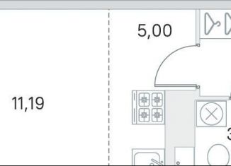 Квартира на продажу студия, 24.9 м2, городской посёлок Янино-1, ЖК Ясно-Янино, Ясная улица, 20к3