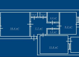 Продажа двухкомнатной квартиры, 50.1 м2, Красноперекопск, улица Калинина, 6