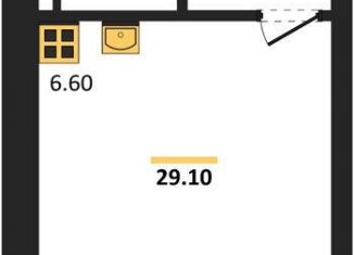 Продаю квартиру студию, 29.1 м2, Новосибирск, улица Зорге, 277