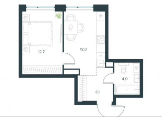 Продажа 1-ком. квартиры, 34.1 м2, Москва, район Очаково-Матвеевское