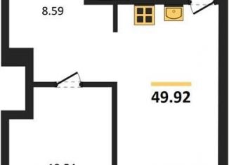 1-комнатная квартира на продажу, 49.9 м2, Воронеж, Коминтерновский район