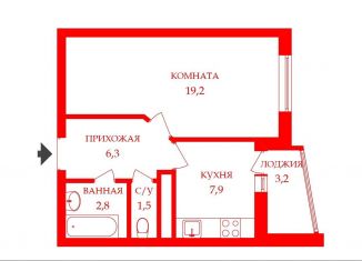 Продается 1-ком. квартира, 37.7 м2, Санкт-Петербург, Туристская улица, 22, муниципальный округ № 65