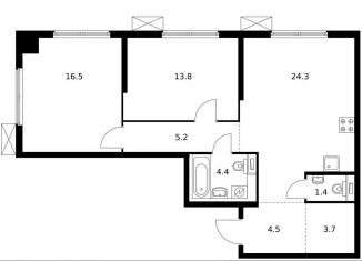 Продам 2-ком. квартиру, 73.8 м2, Москва, СВАО