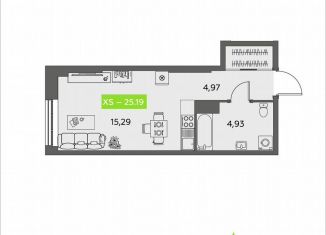 Продажа квартиры студии, 25.2 м2, Архангельск, Ломоносовский округ, улица Розы Шаниной, 4