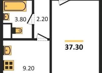 1-ком. квартира на продажу, 37.3 м2, Воронеж, Левобережный район