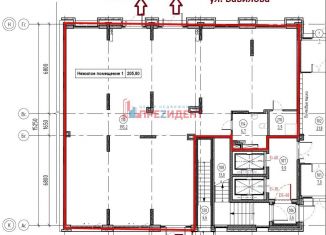 Продается помещение свободного назначения, 206 м2, Екатеринбург, улица Академика Ландау, 9, Академический район