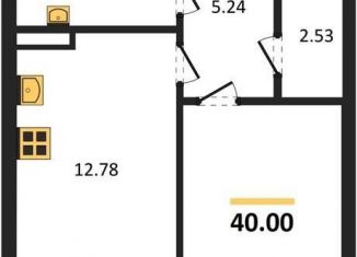 Продаю однокомнатную квартиру, 40 м2, Воронеж, Коминтерновский район